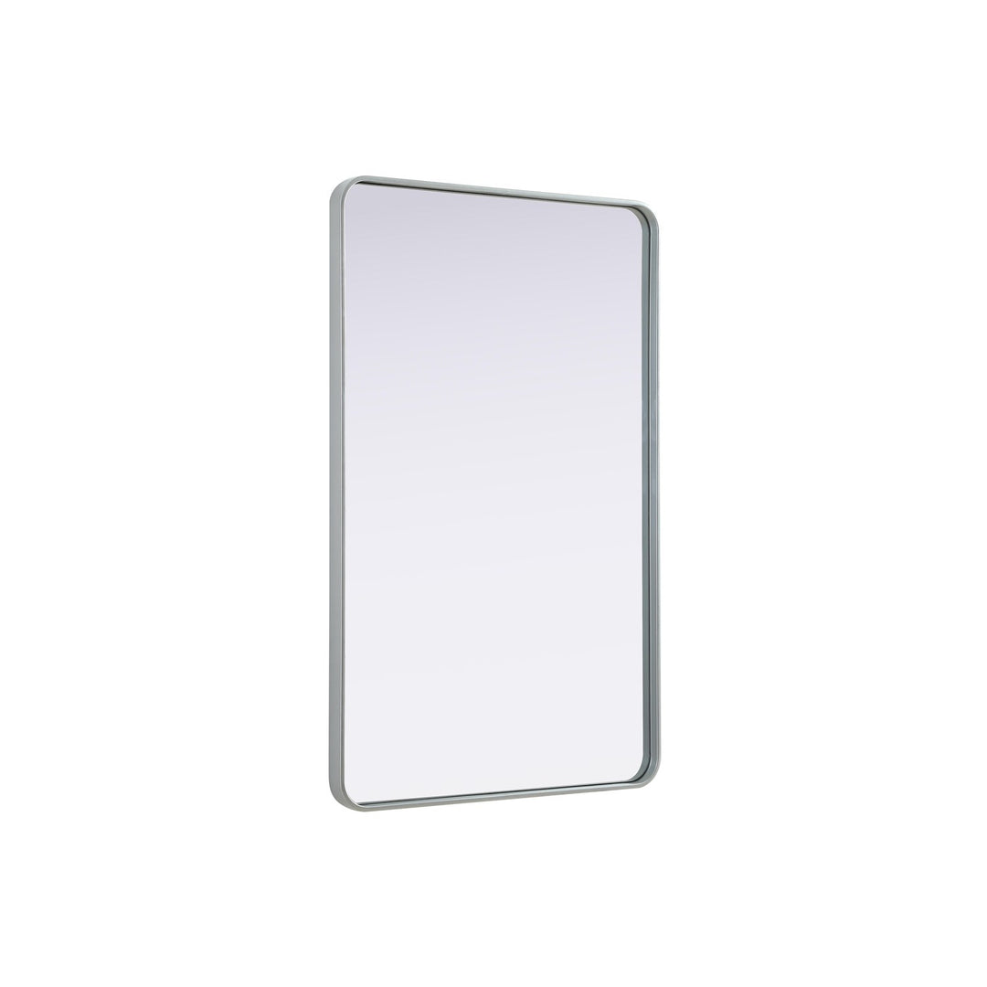 Contour Metal Rectangle Mirror 30X48 In Silver
