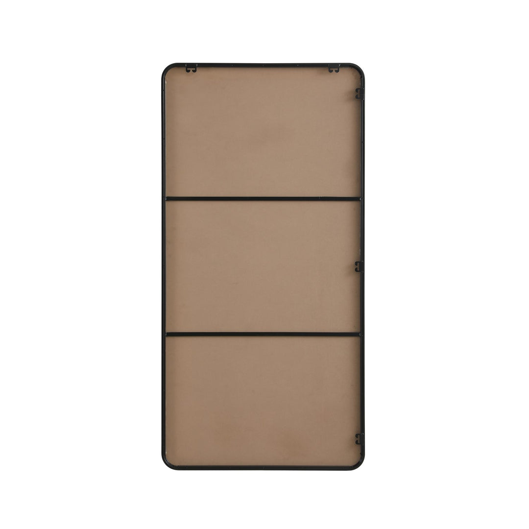 Contour Metal Rectangle Mirror 30X60 In Black