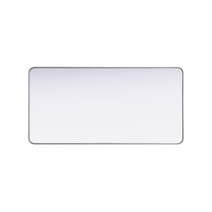 Contour Metal Rectangle Mirror 30X60 In Silver