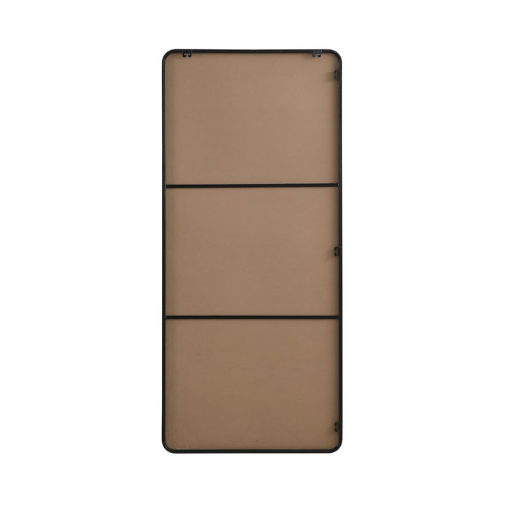 Contour Metal Rectangle Mirror 32X72 In Black