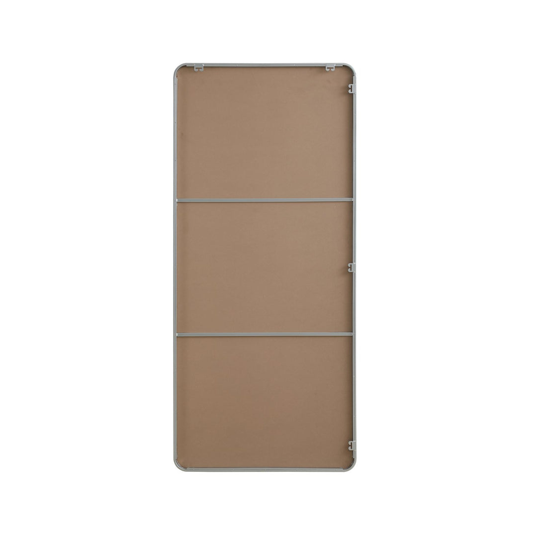 Contour Metal Rectangle Mirror 32X72 In Silver
