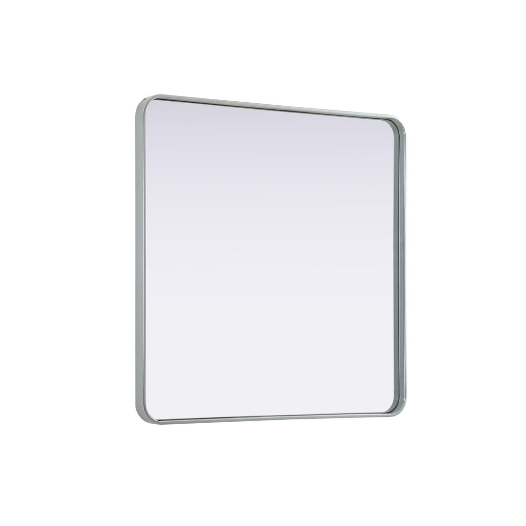 Contour Metal Rectangle Mirror 36X36 In Silver