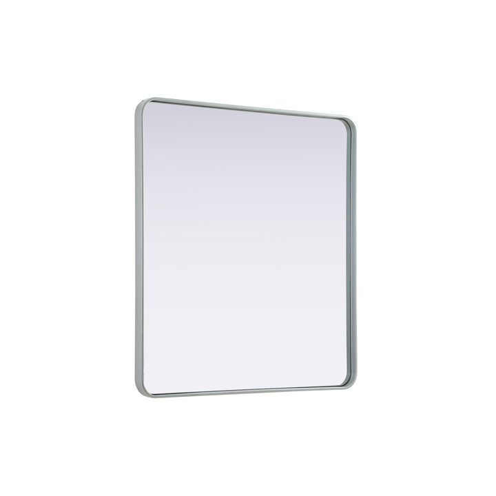 Contour Metal Rectangle Mirror 36X40 In Silver