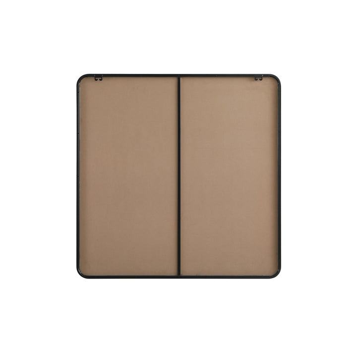 Contour Metal Square Mirror 42X42 In Black