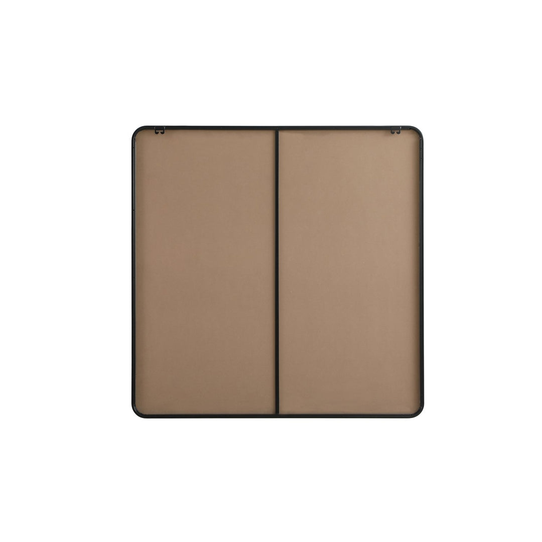 Contour Metal Square Mirror 48X48 In Black