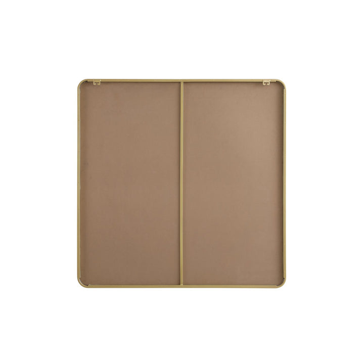 Contour Metal Square Mirror 48X48 In Brass