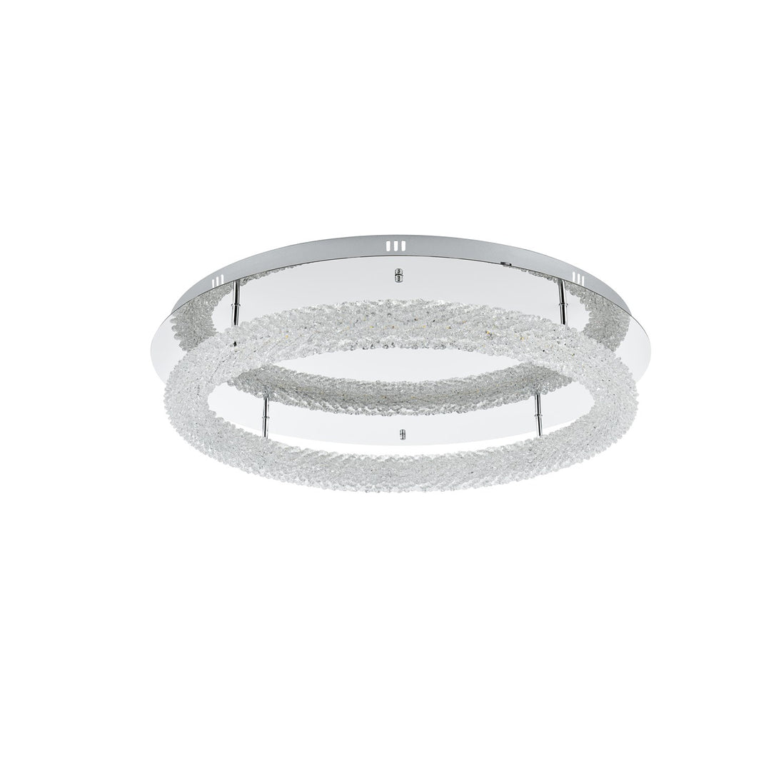 29.5 Inch Led Flush Mount In Chrome
