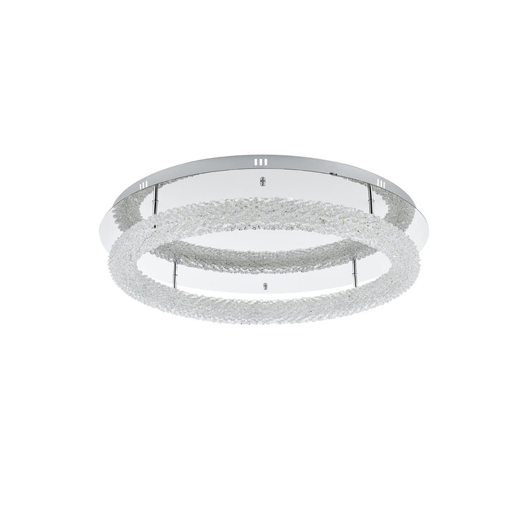 29.5 Inch Led Flush Mount In Chrome