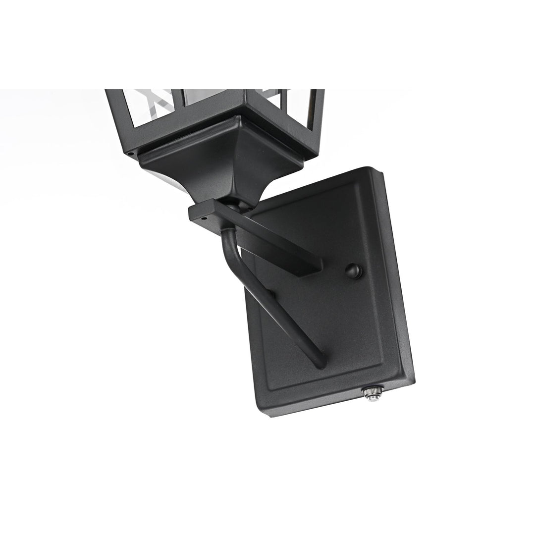 7 Inch Outdoor Wall Sconce in Black