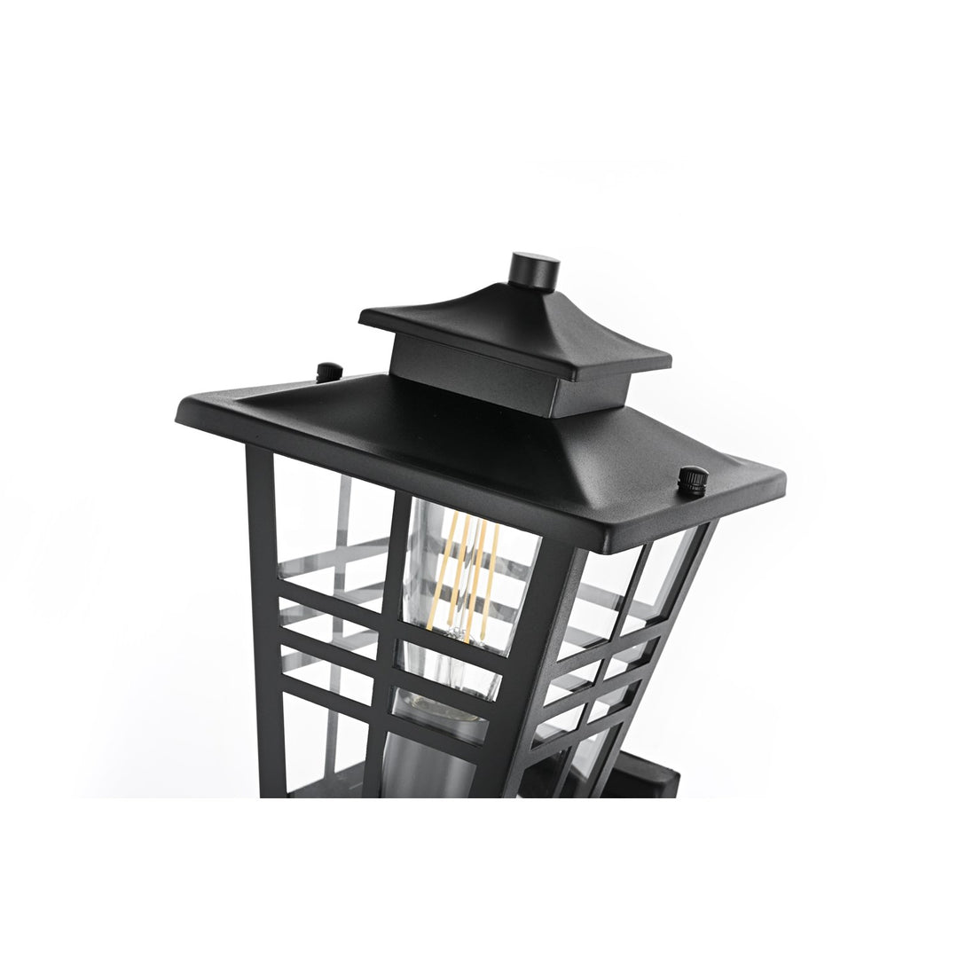 7 Inch Outdoor Wall Sconce in Black