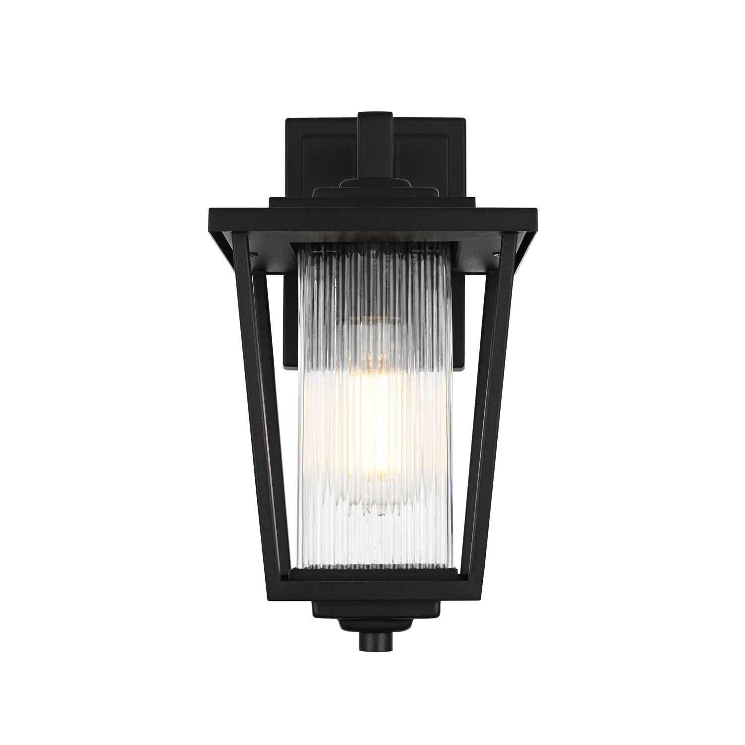6.5 Inch Outdoor Wall Sconce in Black by Elegant Lighting