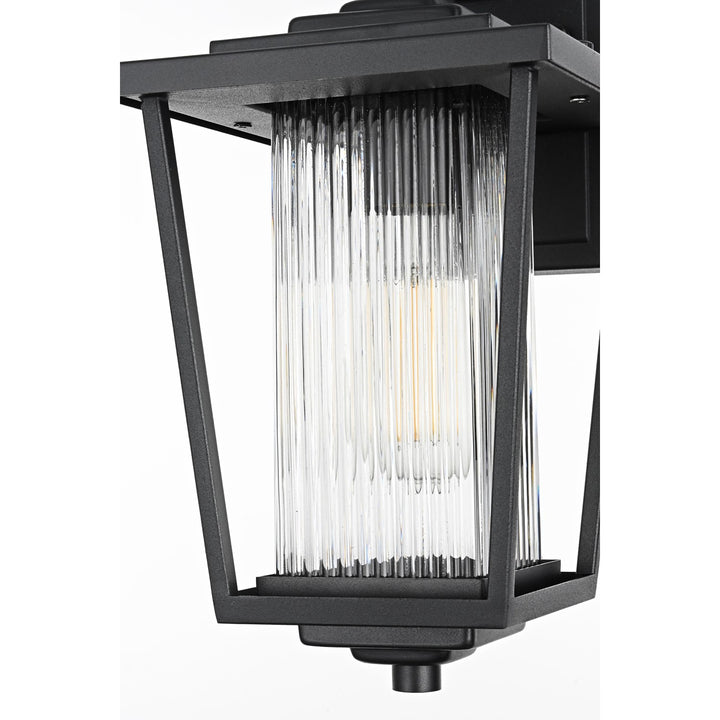 6.5 Inch Outdoor Wall Sconce in Black