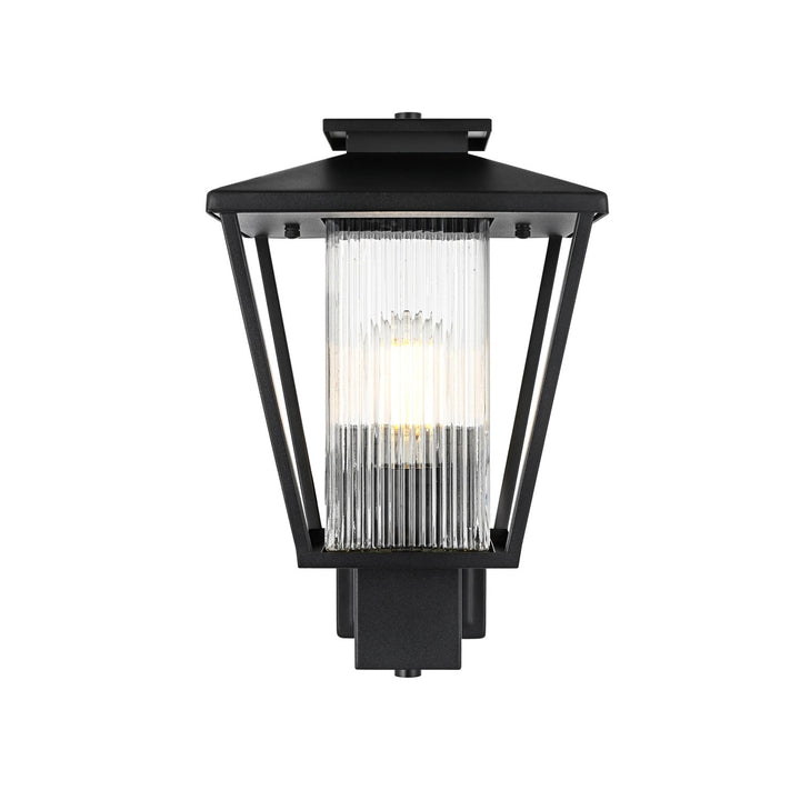 10 Inch Outdoor Wall Sconce in Black by Elegant Lighting