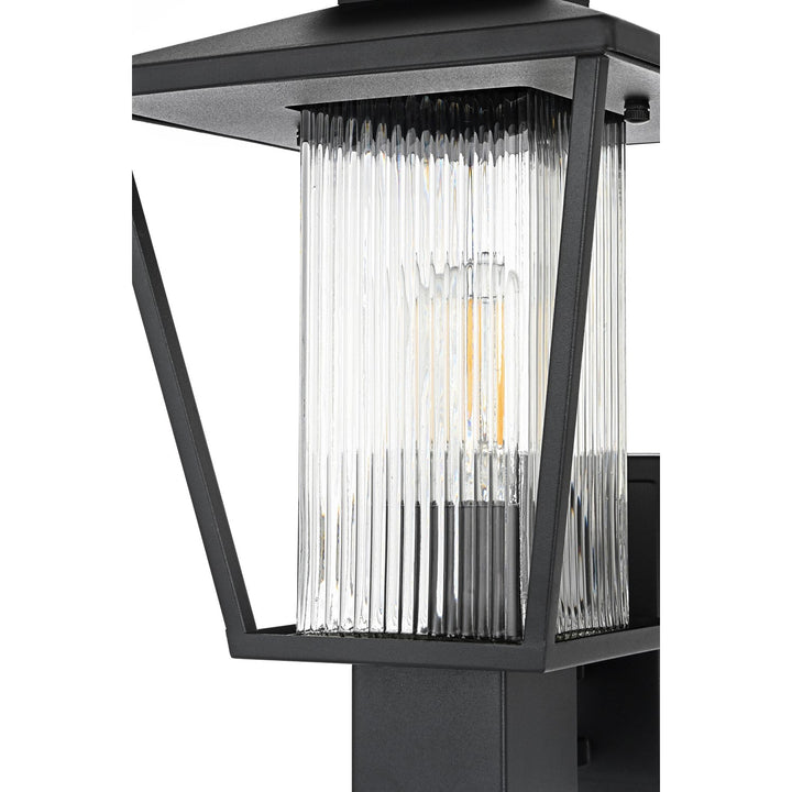 10 Inch Outdoor Wall Sconce in Black