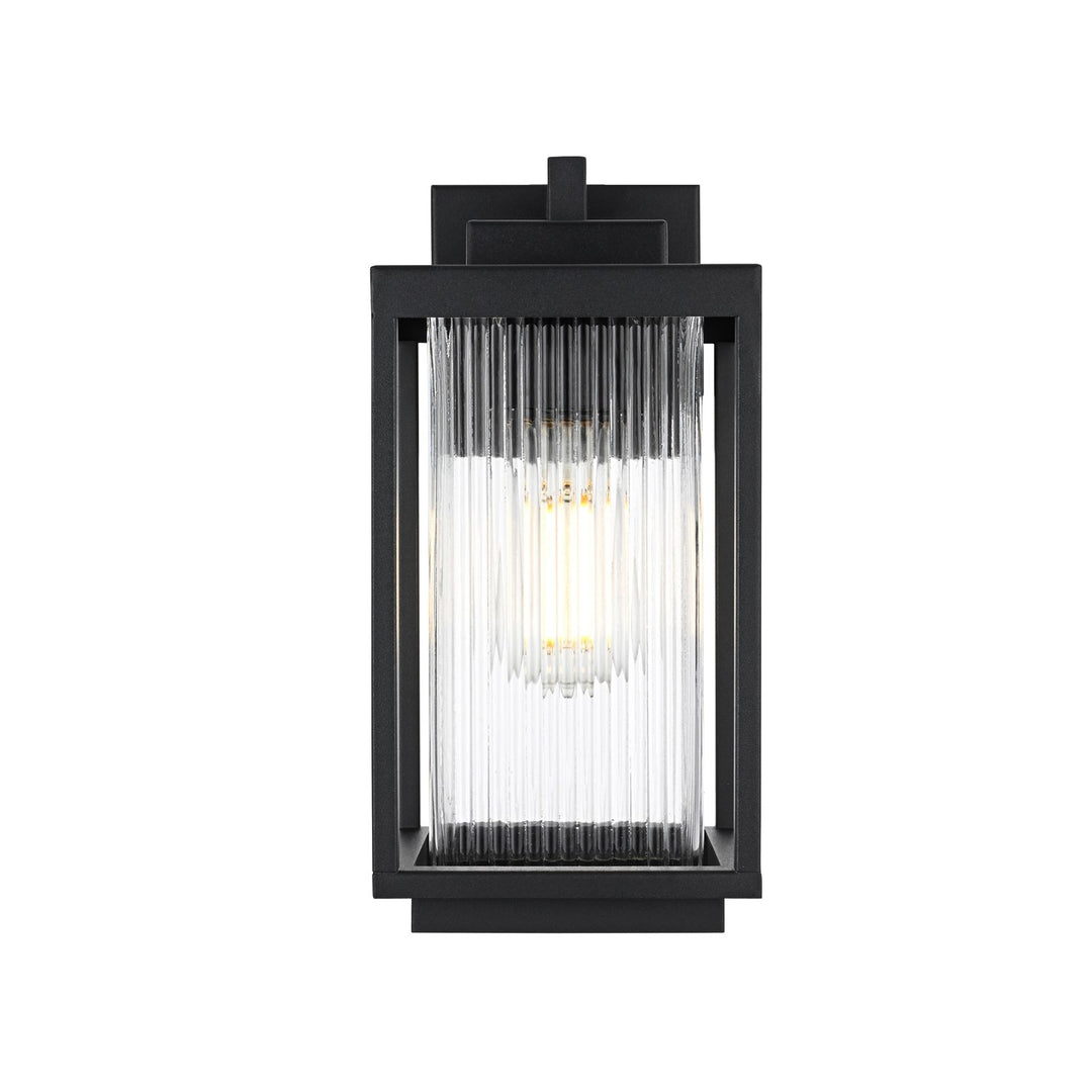 6 Inch Outdoor Wall Sconce in Black by Elegant Lighting