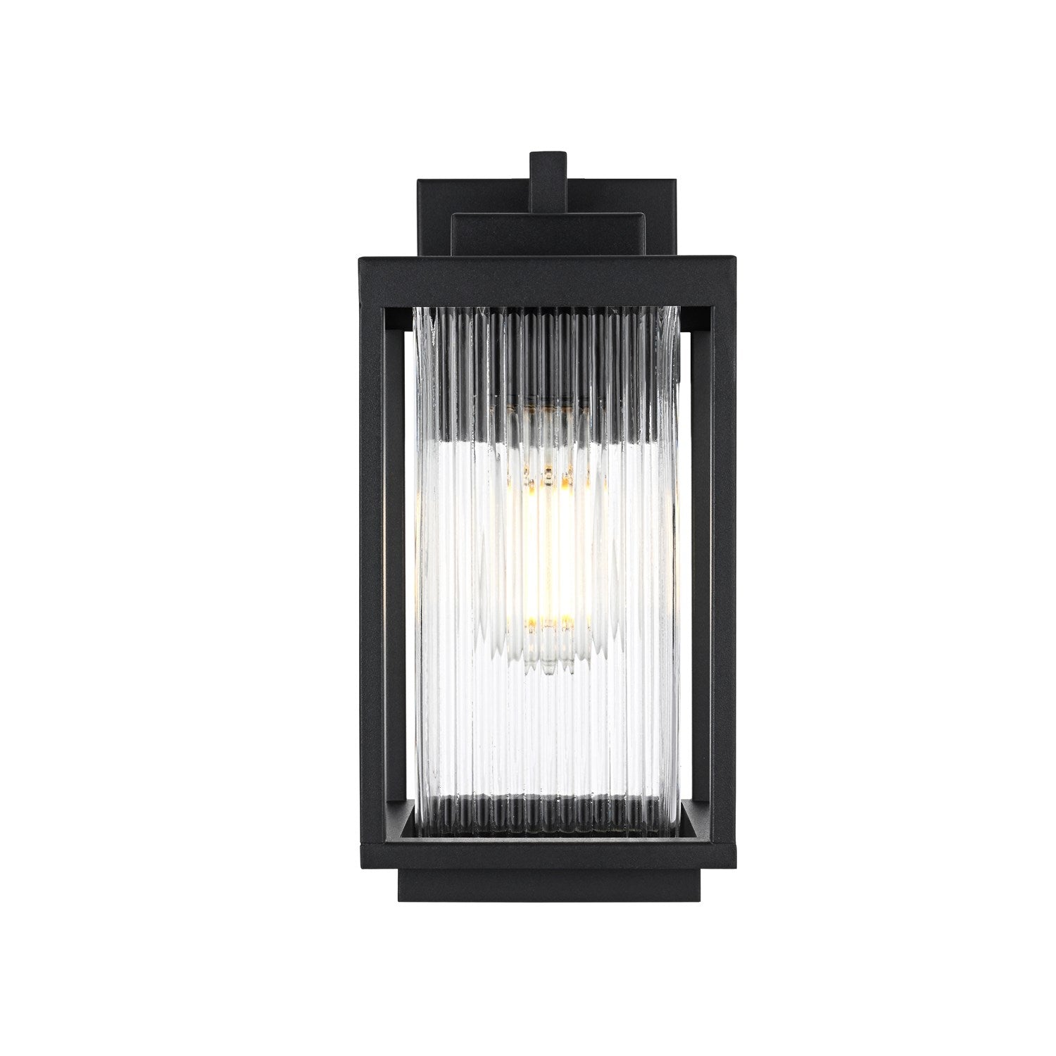 6 Inch Outdoor Wall Sconce in Black by Elegant Lighting