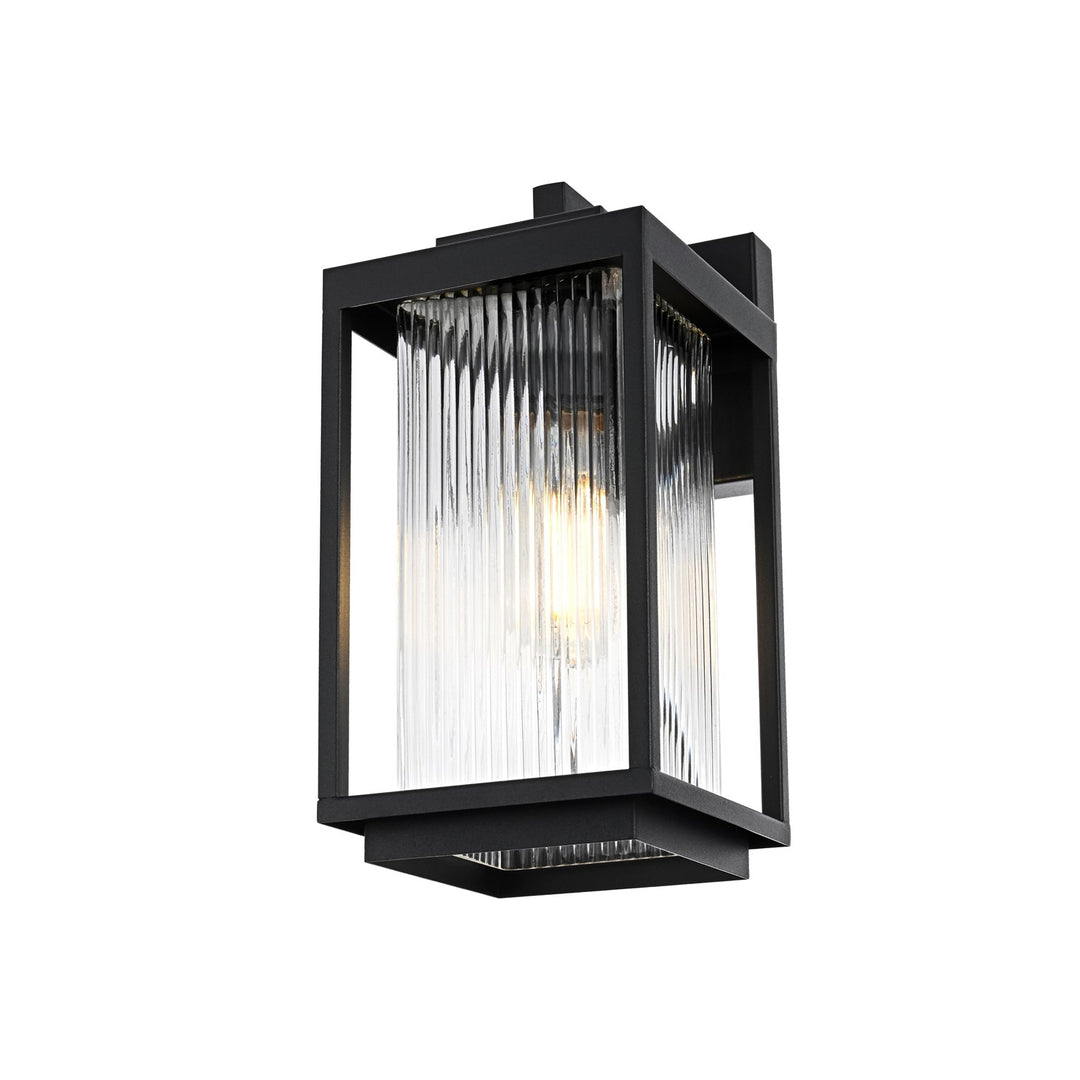 6 Inch Outdoor Wall Sconce in Black