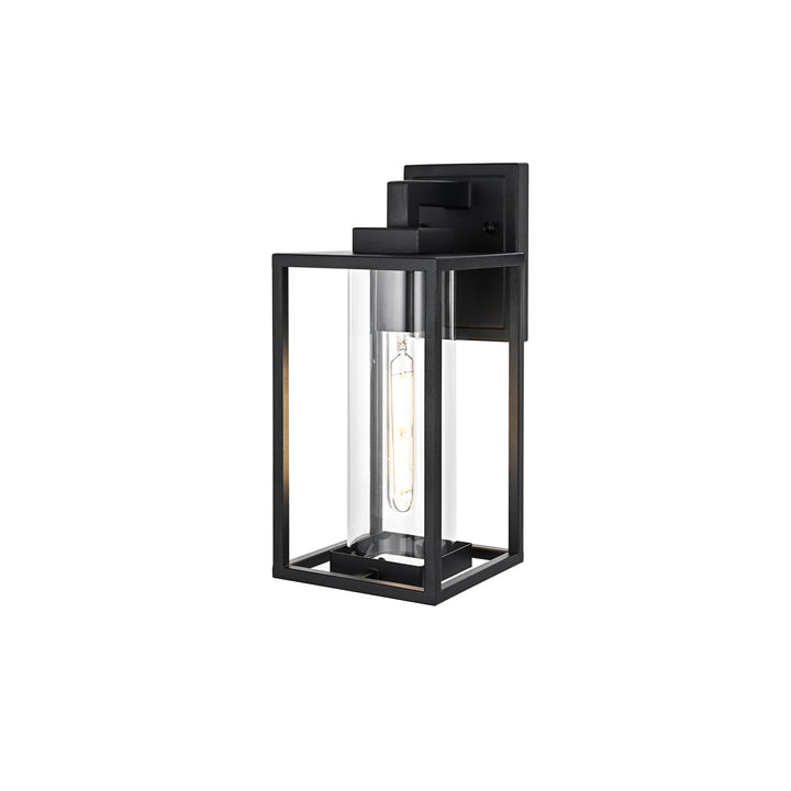 6 Inch Outdoor Wall Sconce in Black