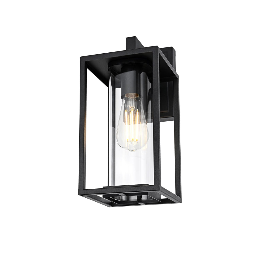 6 Inch Outdoor Wall Sconce in Black