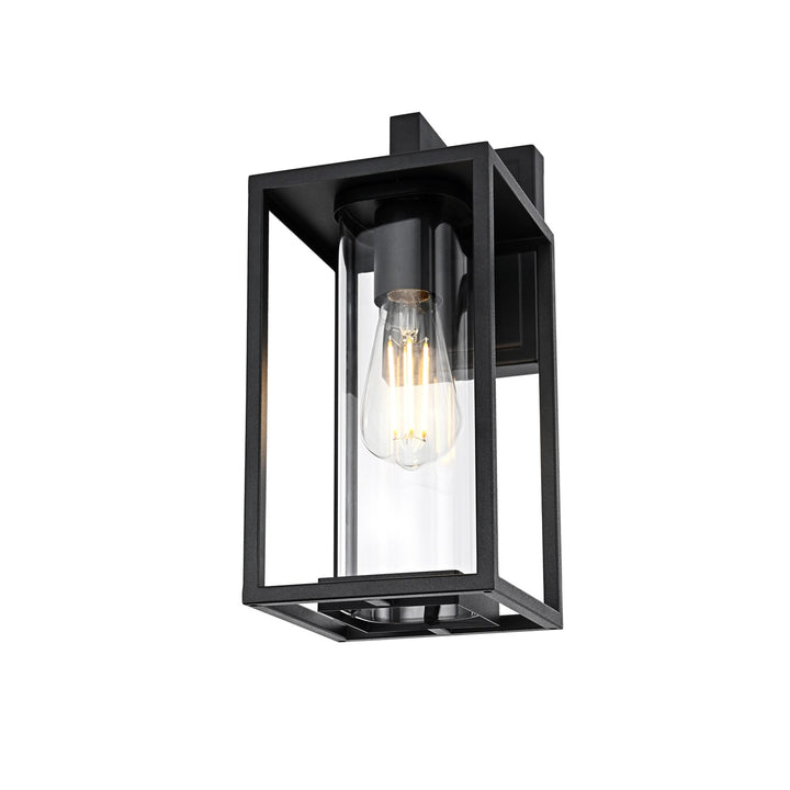6 Inch Outdoor Wall Sconce in Black