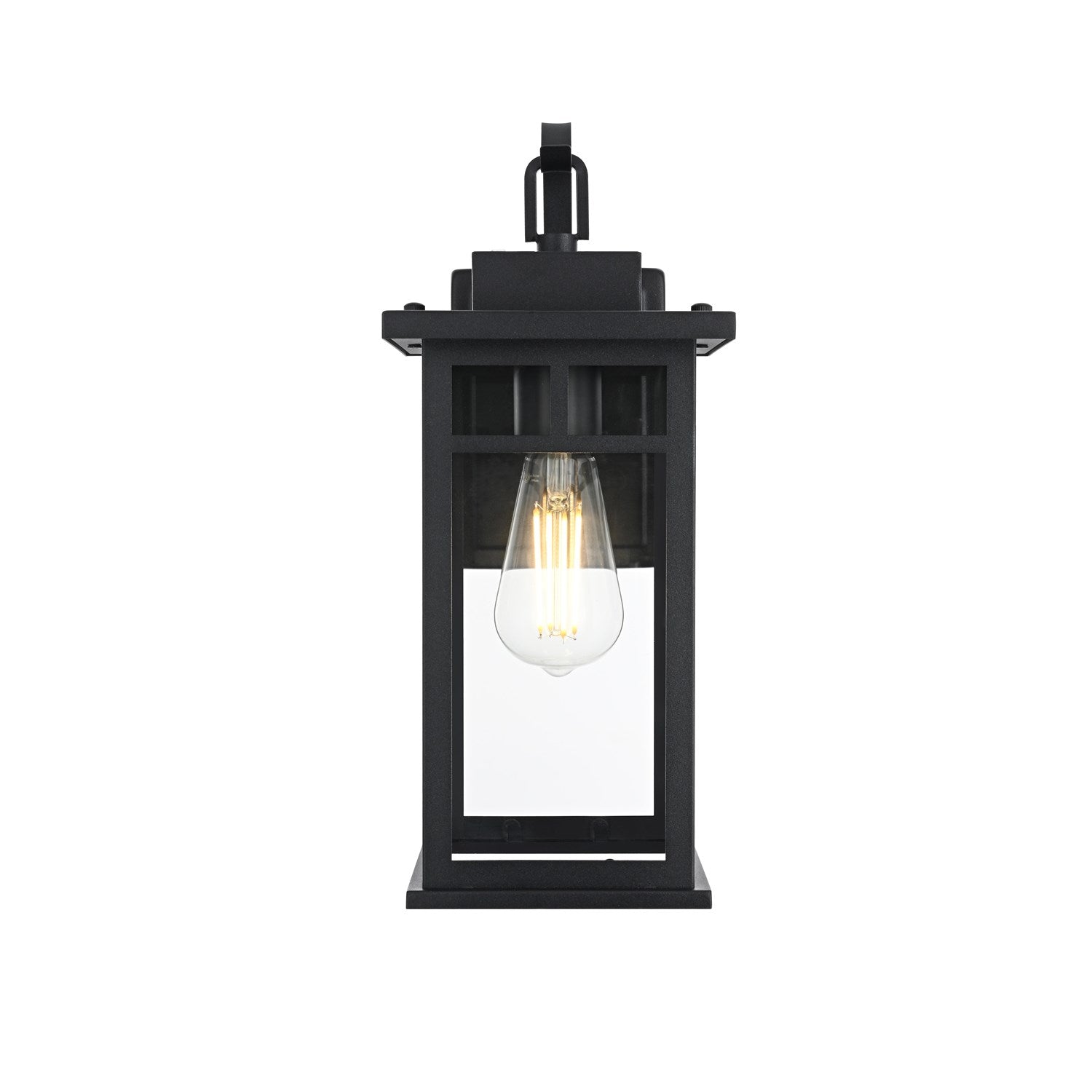 6.5 Inch Outdoor Wall Sconce in Black by Elegant Lighting