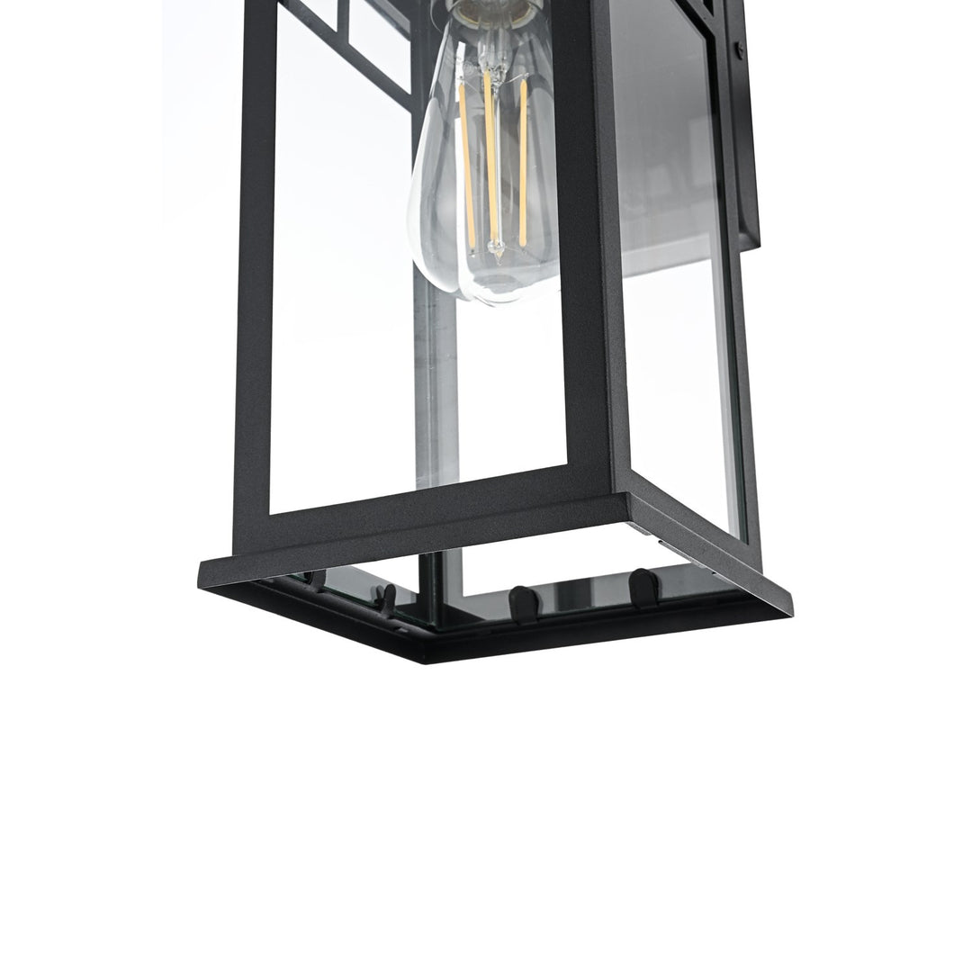 6.5 Inch Outdoor Wall Sconce in Black