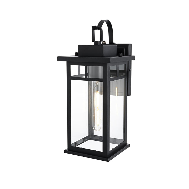 6.5 Inch Outdoor Wall Sconce in Black