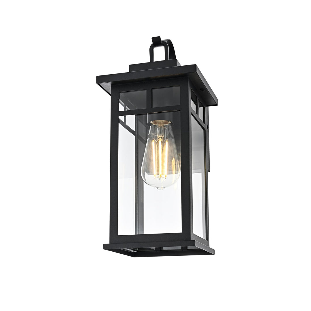 6.5 Inch Outdoor Wall Sconce in Black