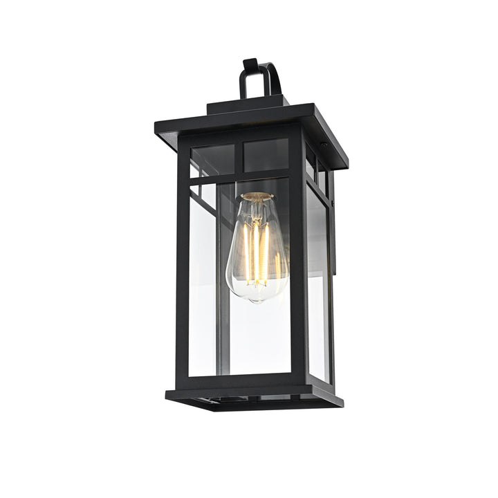 6.5 Inch Outdoor Wall Sconce in Black