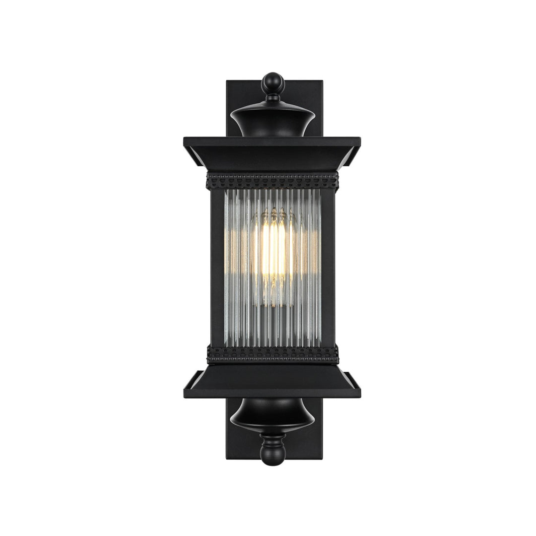 7 Inch Outdoor Wall Sconce in Black by Elegant Lighting