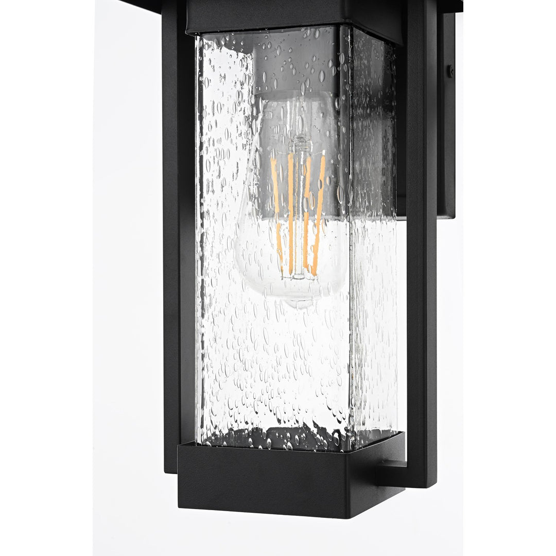 6.5 Inch Outdoor Wall Sconce in Black