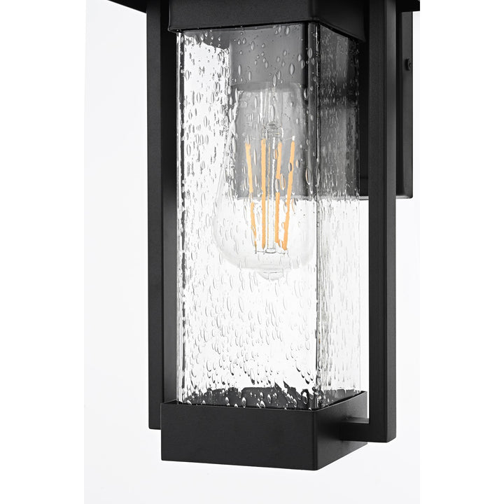 6.5 Inch Outdoor Wall Sconce in Black