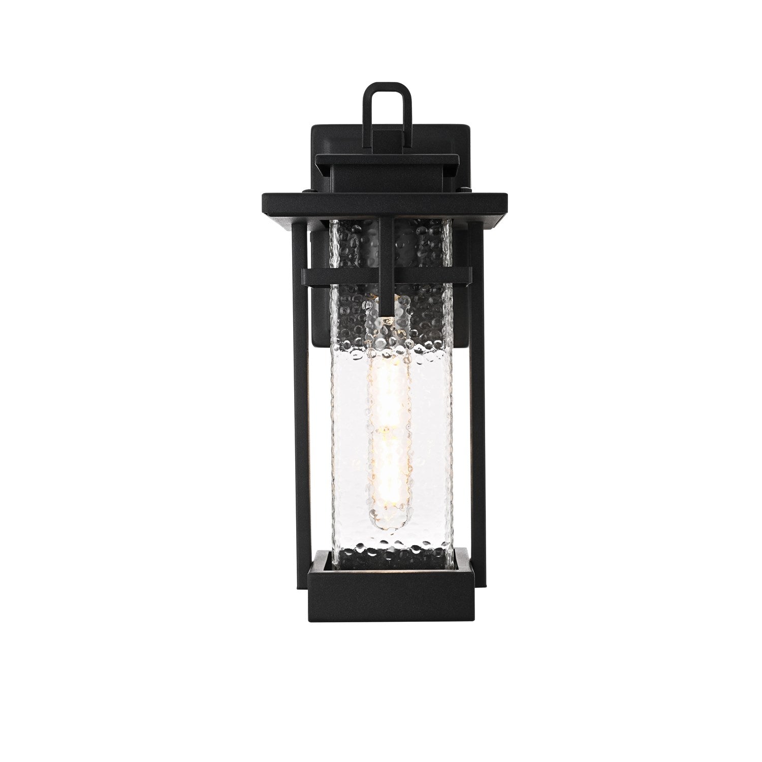 6 Inch Outdoor Wall Sconce in Black by Elegant Lighting
