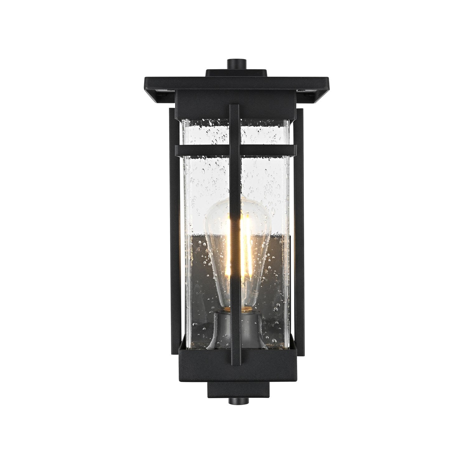 6.5 Inch Outdoor Wall Sconce in Black by Elegant Lighting