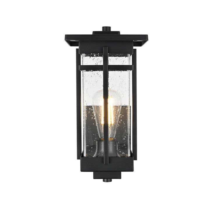 6.5 Inch Outdoor Wall Sconce in Black by Elegant Lighting