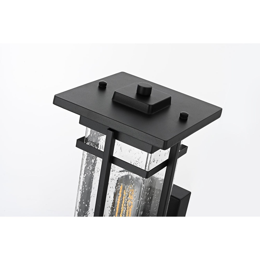 6.5 Inch Outdoor Wall Sconce in Black