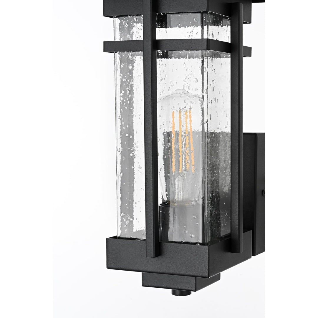 6.5 Inch Outdoor Wall Sconce in Black