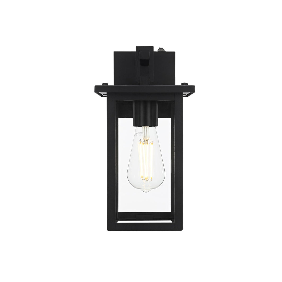 6 Inch Outdoor Wall Sconce in Black by Elegant Lighting
