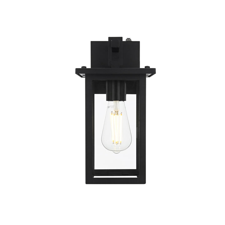 6 Inch Outdoor Wall Sconce in Black by Elegant Lighting
