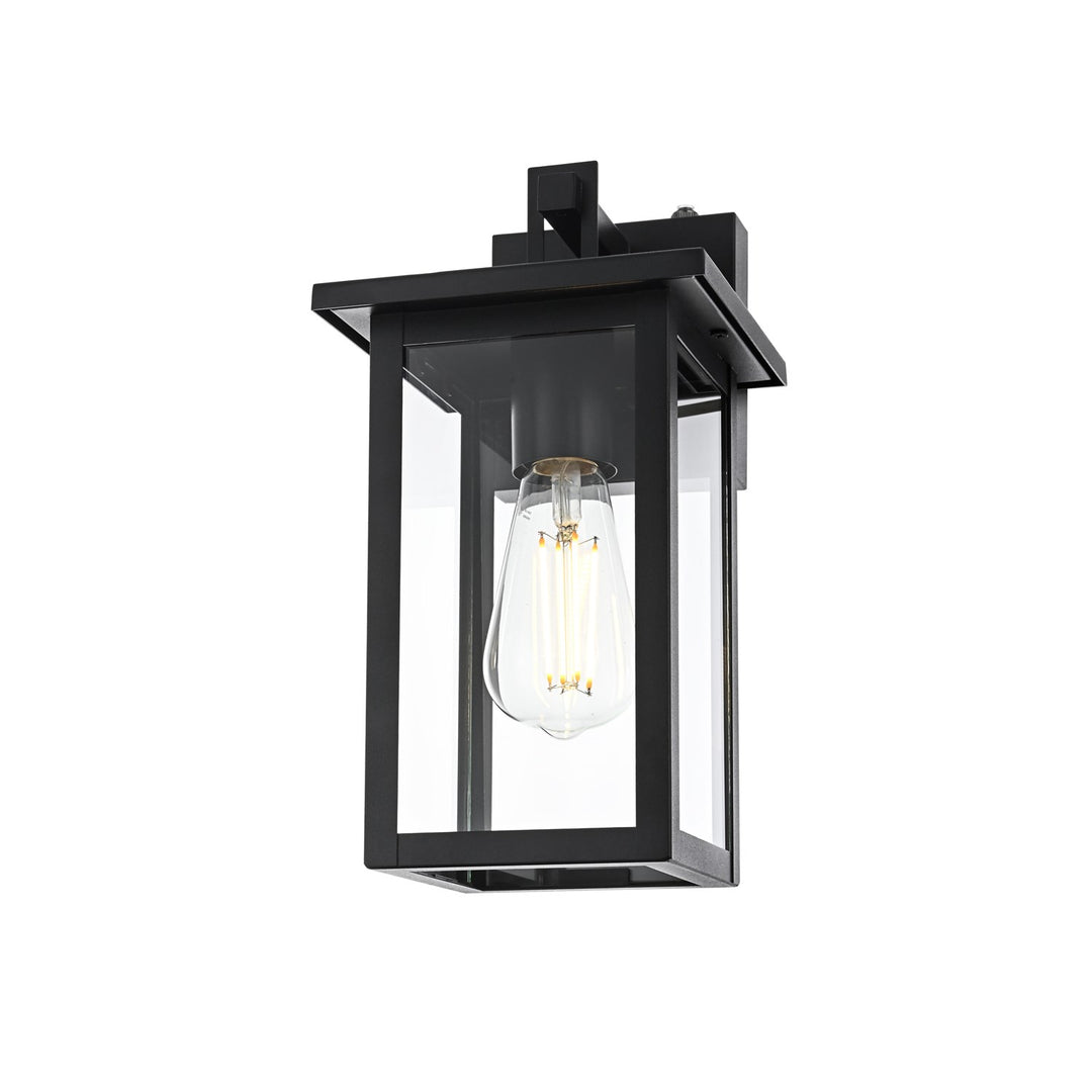 6 Inch Outdoor Wall Sconce in Black