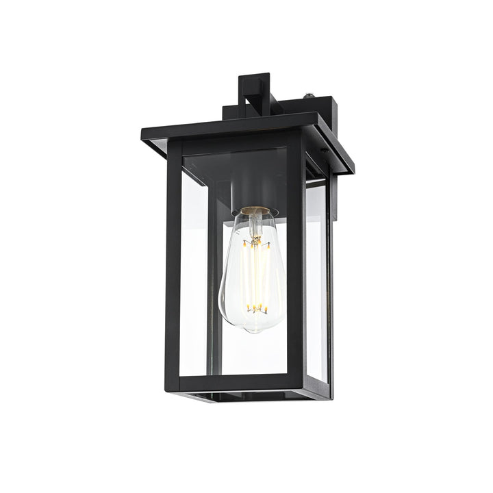 6 Inch Outdoor Wall Sconce in Black