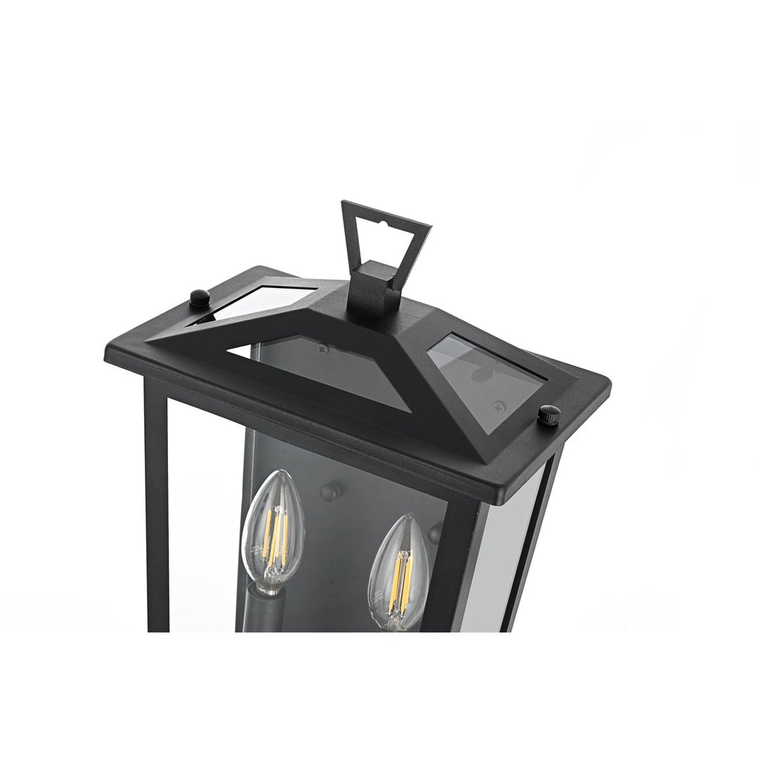 8.5 Inch Outdoor Wall Sconce in Black