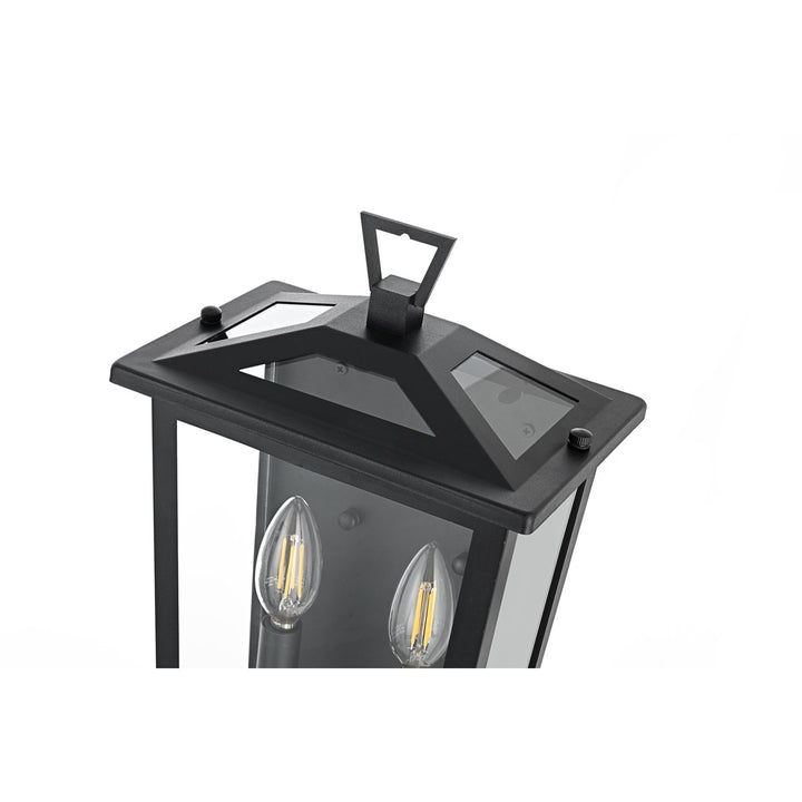8.5 Inch Outdoor Wall Sconce in Black