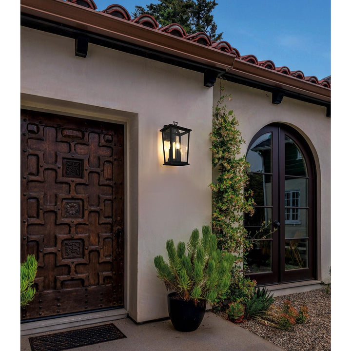 9.45 Inch Outdoor Wall Sconce in Black