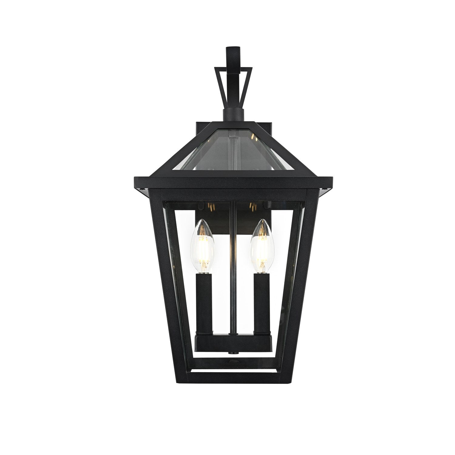 10 Inch Outdoor Wall Sconce in Black by Elegant Lighting