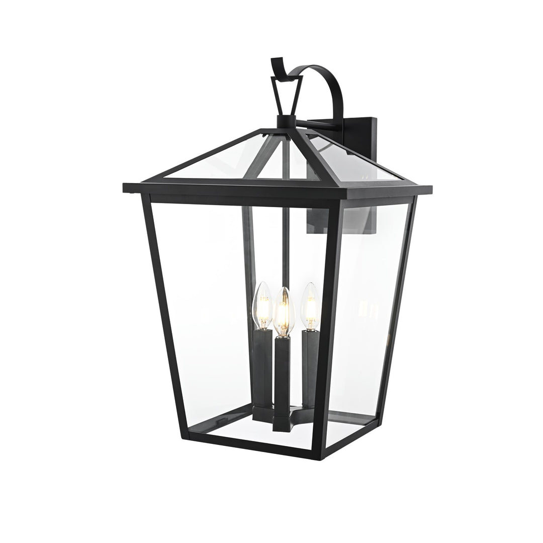 14 Inch Outdoor Wall Sconce in Black