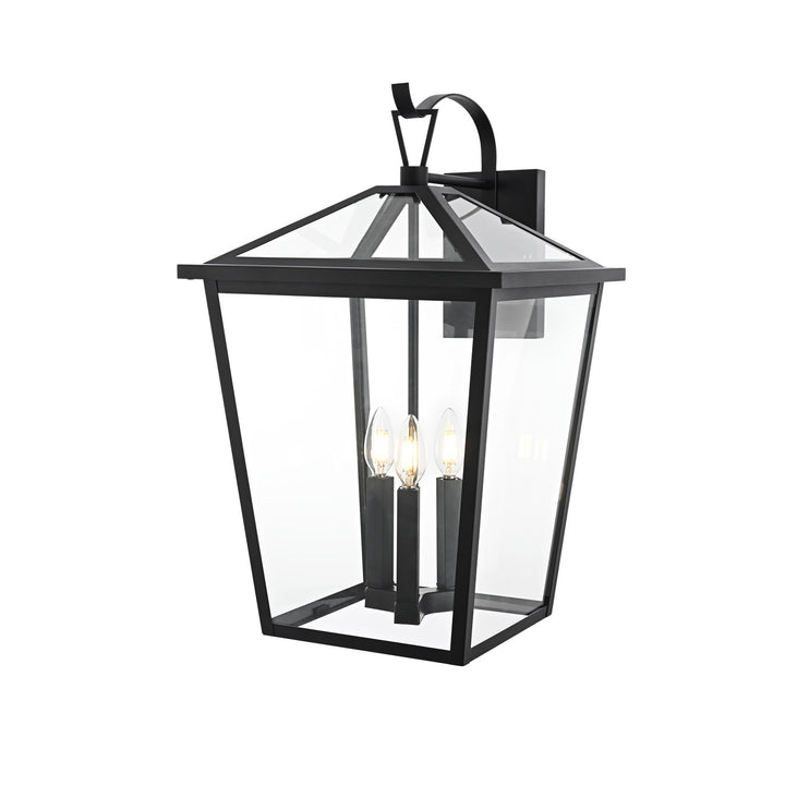 14 Inch Outdoor Wall Sconce in Black