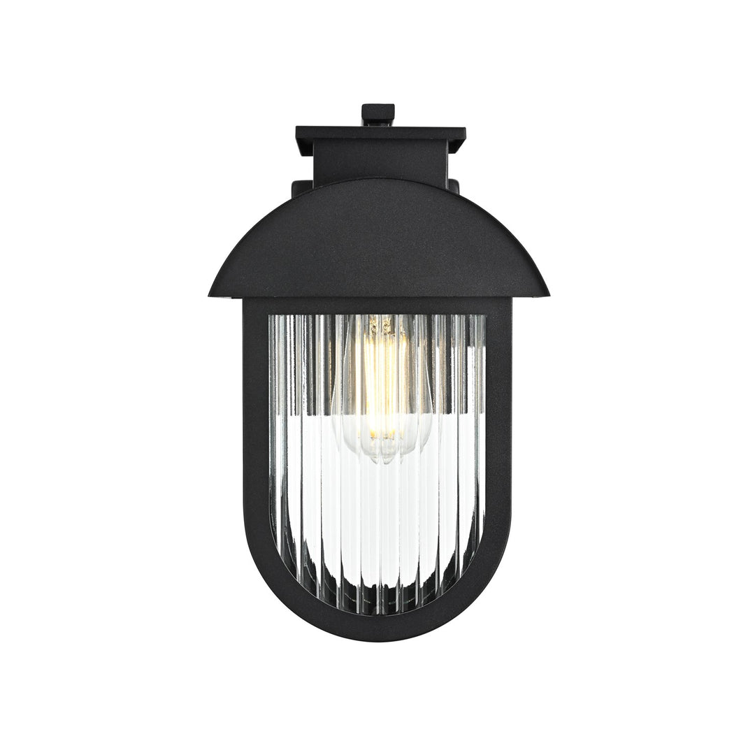 8 Inch Outdoor Wall Sconce in Black by Elegant Lighting