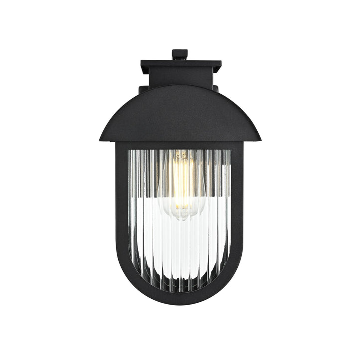 8 Inch Outdoor Wall Sconce in Black by Elegant Lighting