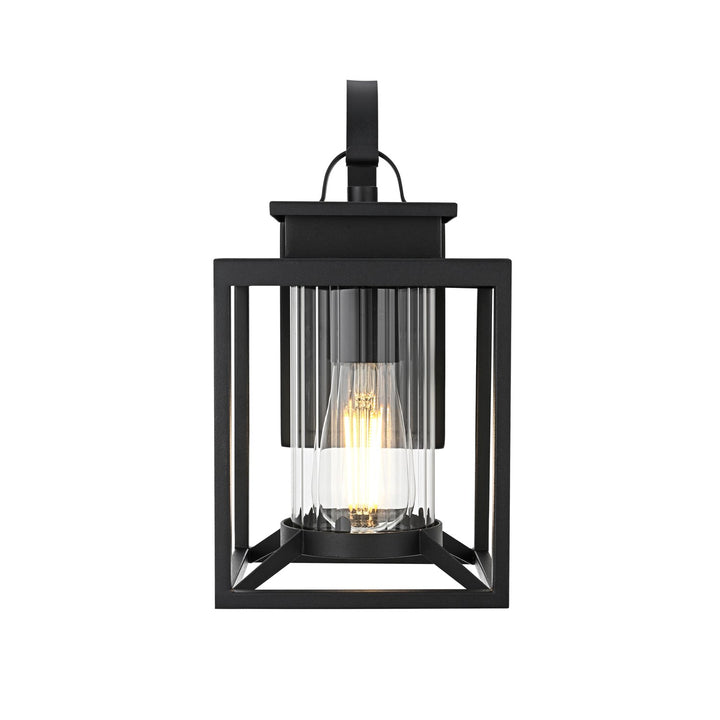 7 Inch Outdoor Wall Sconce in Black by Elegant Lighting